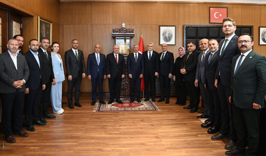 Başkan Görgel, Milli Savunma Bakanı Yaşar Güler’i Makamında Ağırladı