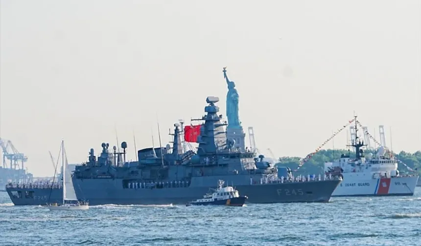 TCG Oruçreis ABD'nin 250. Yıl Kutlamalarında! Türk Bayrağı Hudson Nehri'nde Dalgalanacak