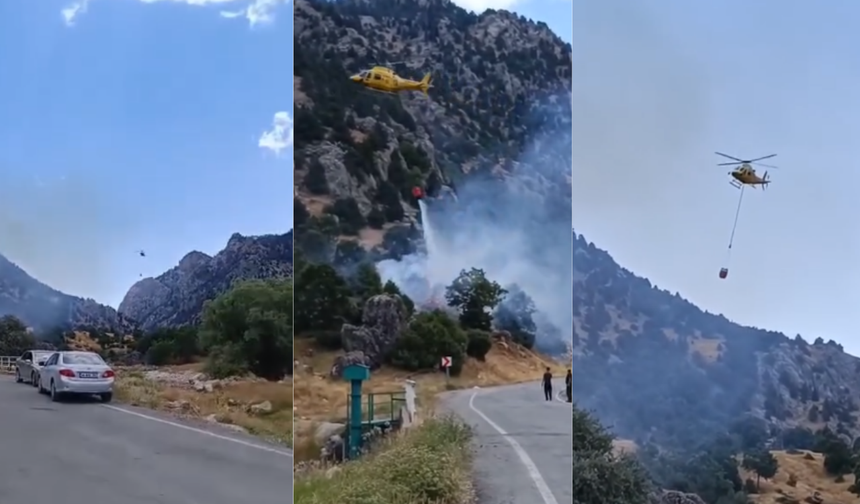 Kahramanmaraş'ta Orman Yangını Paniği: Havadan Destek Sürüyor