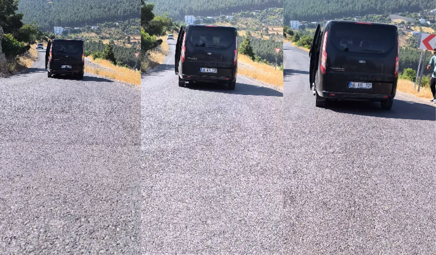 Kahramanmaraş’ta Gizemli Yol: Araçlar Gaza Basmadan Yokuş Yukarı Çıkıyor