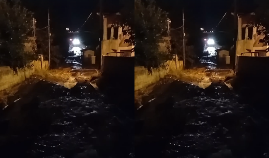 Pazarcık'ta Sulama Kanalı Taştı! AFAD Ekipleri Seferber Oldu