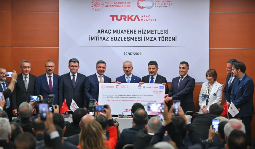 Araç Muayene Hizmetlerinde 20 Yıllık Yeni Dönemin Sözleşmeleri İmzalandı