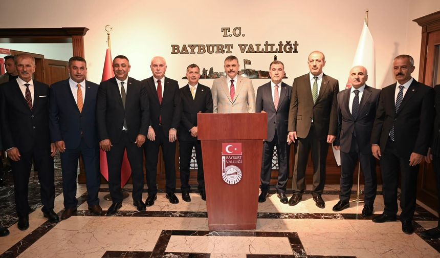 İçişleri Bakanı Çiftçi Bayburt'ta Gündeme İlişkin Değerlendirmelerde Bulundu