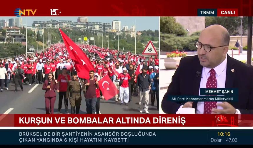 Milletvekili Şahin: "15 Temmuz Sadece Darbe Değil, İşgal Girişimiydi"