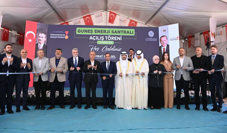 Kahramanmaraş’ta 200 Milyon TL'lik Güneş Enerji Santrali Hizmete Açıldı!
