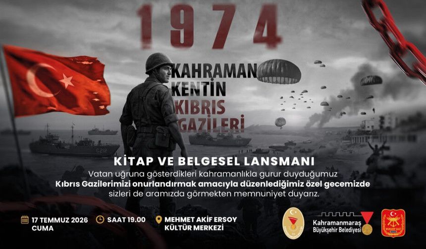 Türkiye'de İlk! Kıbrıs Kahramanlarının Görülmemiş Belgeleri Kahramanmaraş’ta Görücüye Çıkıyor