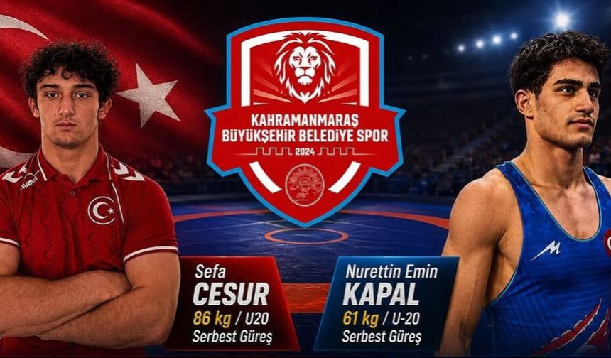 Kahramanmaraşlı Genç Pehlivanlar Avrupa Şampiyonası’nda!