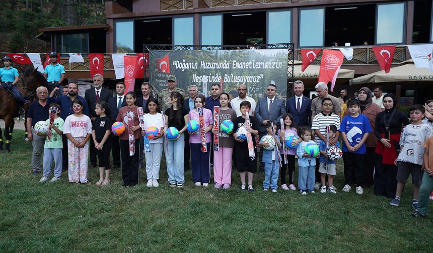 Başkonuş’ta Karne Coşkusu: Şehit ve Gazi Çocuklarına Unutulmaz Gün