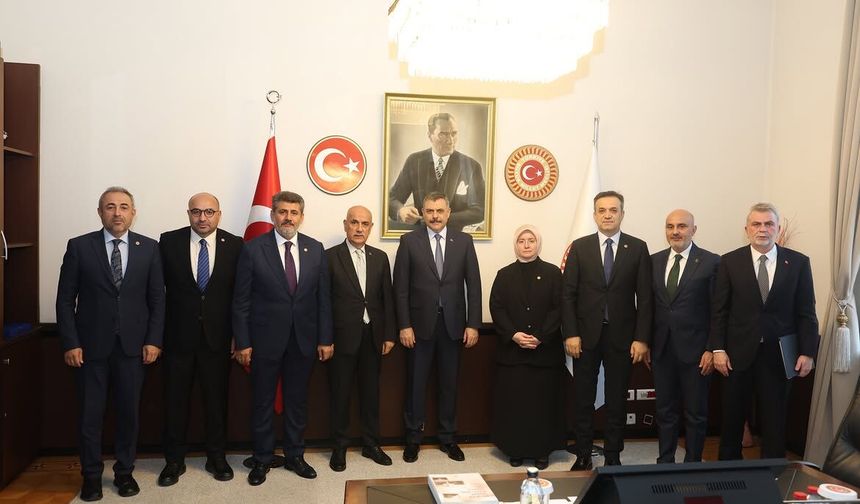 Kahramanmaraş Heyetinden Ankara Çıkarması! Bakan Çiftçi ve Strateji Başkanı Şenel'e Kritik Ziyaret
