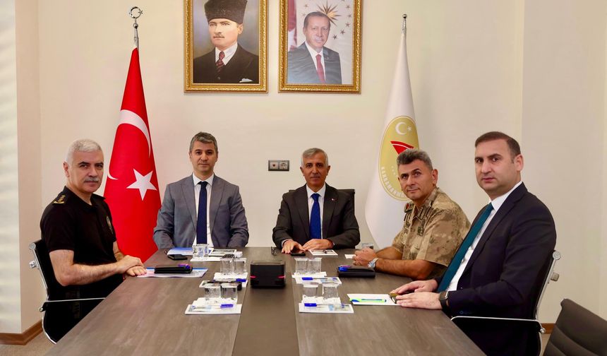 Vali Ünlüer, Spor Güvenliği VKS Toplantısına Katıldı