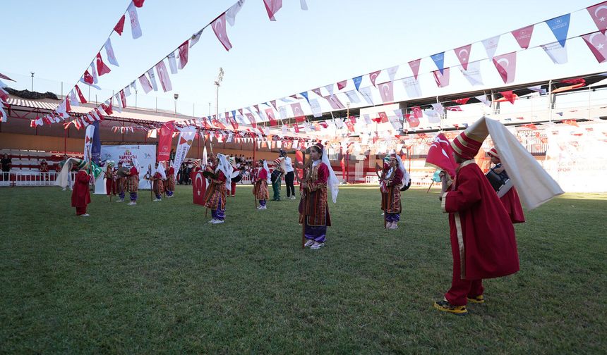 Kahramanmaraş Yaz Spor Okulları Coşkulu Törenle Kapılarını Açtı