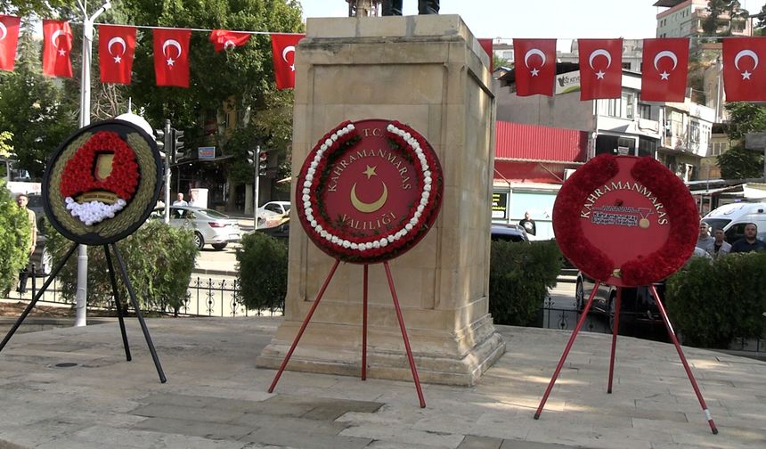 30 Ağustos Zafer Bayramı Kahramanmaraş’ta törenlerle kutlandı