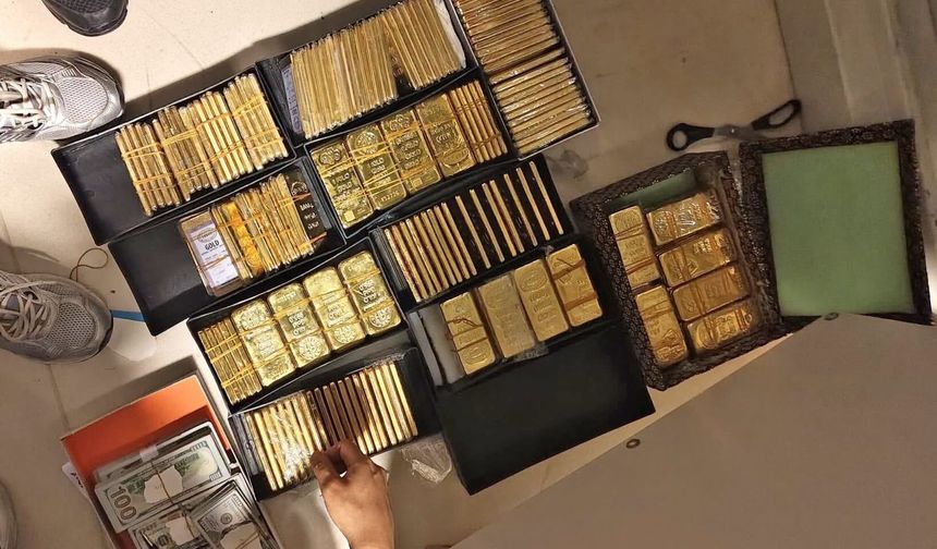 "Alihan Kuriş suç örgütü" soruşturmasında 200 kilogram altın ele geçirildi