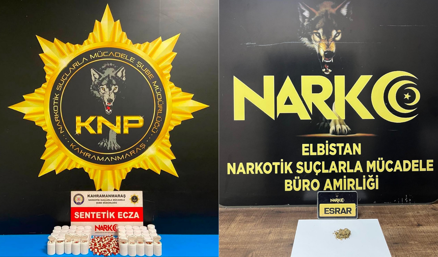Kahramanmaraş’ta Narkotik Operasyonu: 9 Şüpheli Tutuklandı