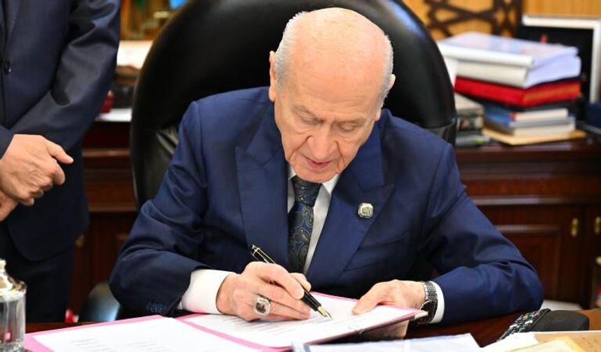 Devlet Bahçeli'den "Terörsüz Türkiye" Adımı: Kanun Teklifini İmzaladı!