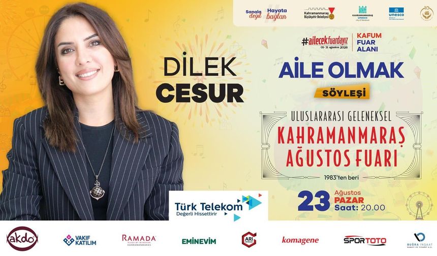Pazar Günü Ağustos Fuarı'nda Hangi Etkinlikler Var? Dilek Cesur Söyleşisi, Kafkas Dans Gösterisi ve Tavşan Momo Sizlerle