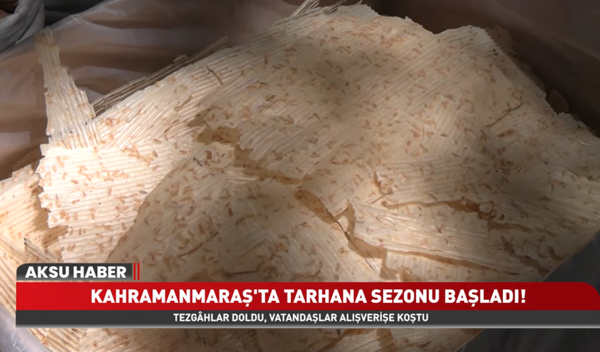 Coğrafi İşaretli Maraş Tarhanasına Yoğun İlgi