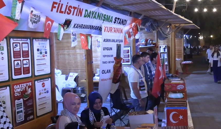 KAFUM’da Filistin’e Destek Mesajı: Fuarda Açılan Farkındalık Standı Ziyaretçileri Ağırlıyor