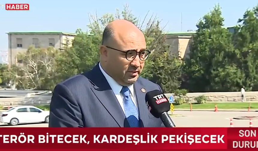 Milletvekili Şahin'den "Terörsüz Türkiye" Sürecine İlişkin Değerlendirme