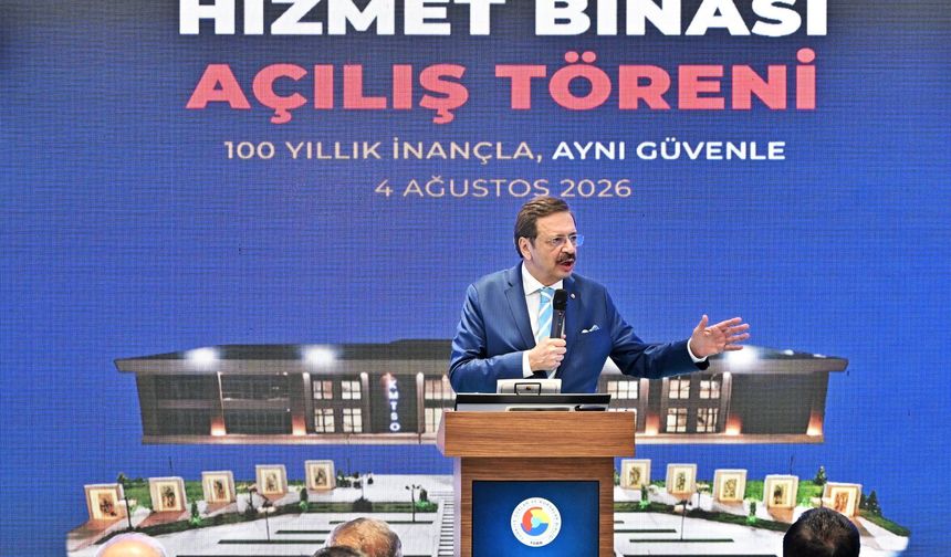 KMTSO'nun Yeni Hizmet Binası TOBB Başkanı Hisarcıklıoğlu'nun Katılımıyla Açıldı