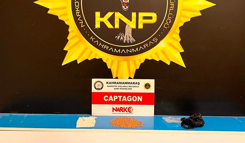 Kahramanmaraş’ta Uyuşturucu Operasyonunda Çok Sayıda Hap Ele Geçirildi