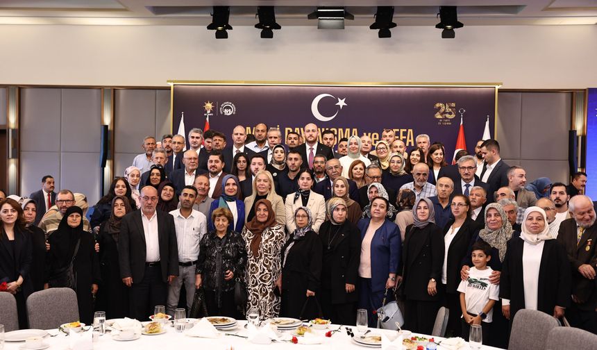 AK Parti'de "Milli Dayanışma ve Vefa Buluşması" Programı Düzenlendi