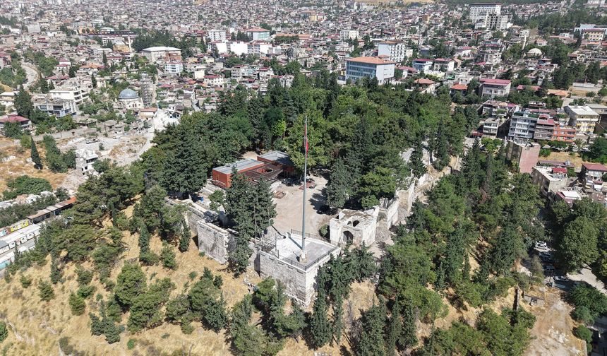 Depremde Hasar Gören Tarihi Kahramanmaraş Kalesi Restorasyonunda Sona Gelindi!