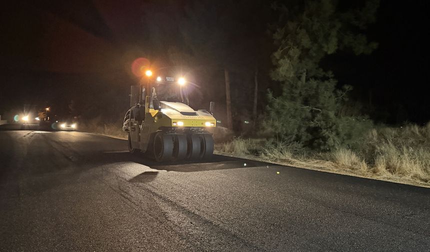 Sarıçukur Yolunda Sıcak Asfalt Seferberliği Başladı