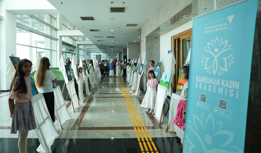 Minik Ellerden Büyük Sanat: Kahramanmaraş'ta Yağlı Boya Sergisi Büyük Beğeni Topladı!