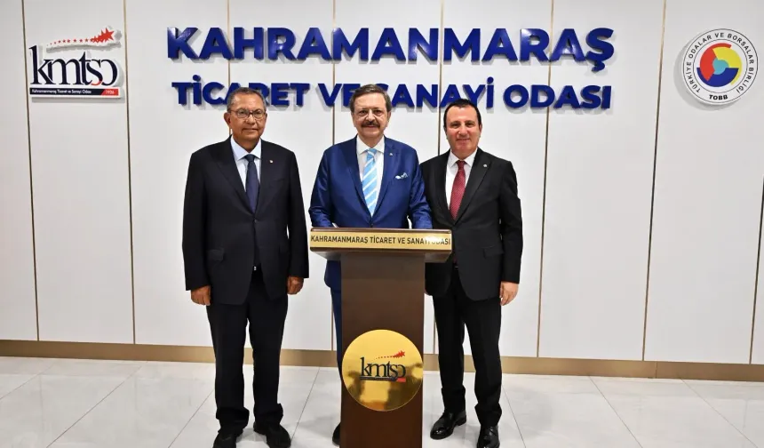 TOBB Başkanı Hisarcıklıoğlu Kahramanmaraş İş Dünyasıyla Bir Araya Geldi
