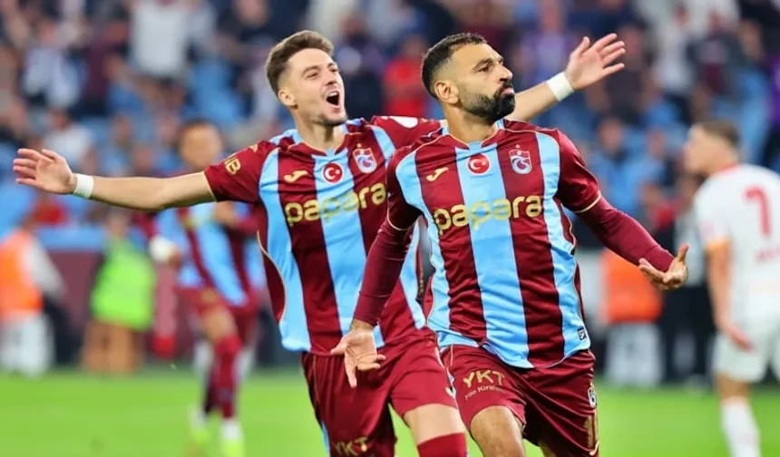 Trabzonspor'dan Galatasaray karşısında 4 gollü galibiyet!