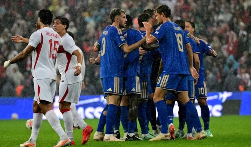 A Milli Futbol Takımımız, İtalya'ya yenildi