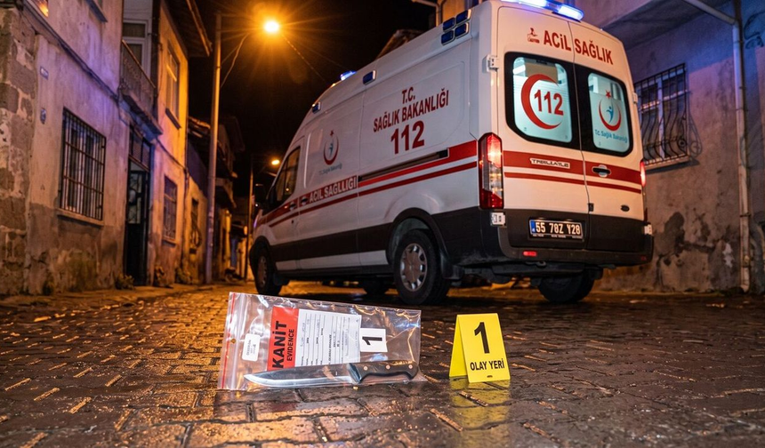 Afşin’de evde bıçaklı kavga