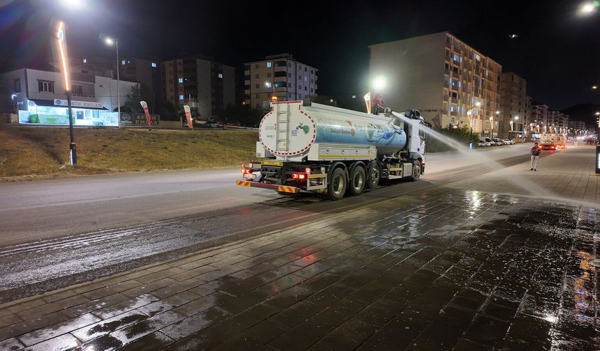 Afşin'de Kapsamlı Temizlik: Şehit Fırat Yılmaz Çakıroğlu Caddesi Pırıl Pırıl Oldu!