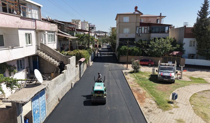 Büyükşehir’den, Dulkadiroğlu Aslanbey Mahallesi’nde Kesintisiz Asfalt Mesaisi