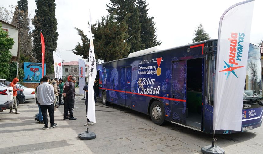 Kahramanmaraş'ta Bilim Otobüsü Yeniden Yollarda!