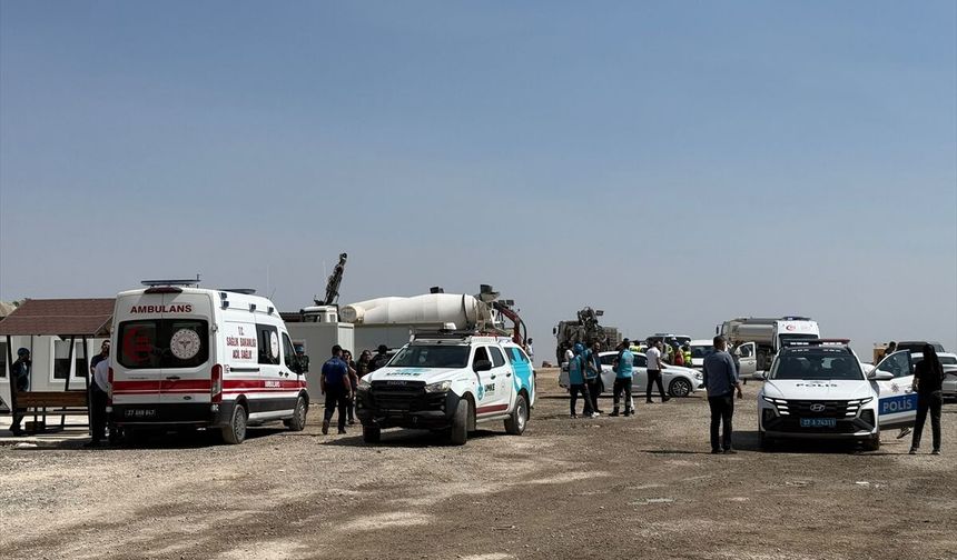Gaziantep'teki tünel inşaatında yaşanan iskele çökmesinde 1 işçi yaralandı