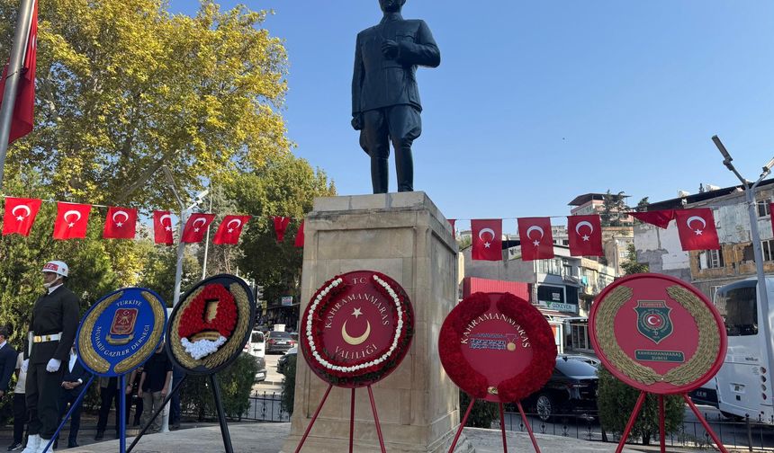 19 Eylül Gaziler Günü’nde Kahramanmaraş’ta Tören Düzenlendi!