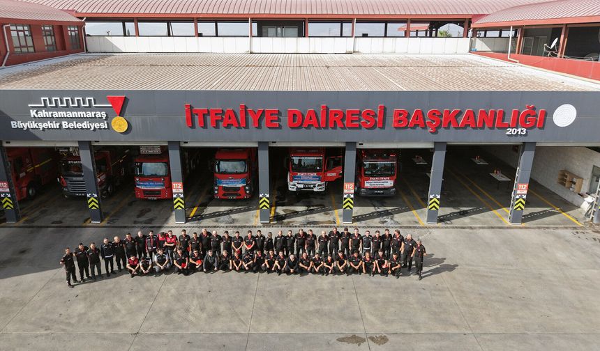Kahramanmaraş’ta İtfaiyeciler Haftası'na Özel Kutlama!