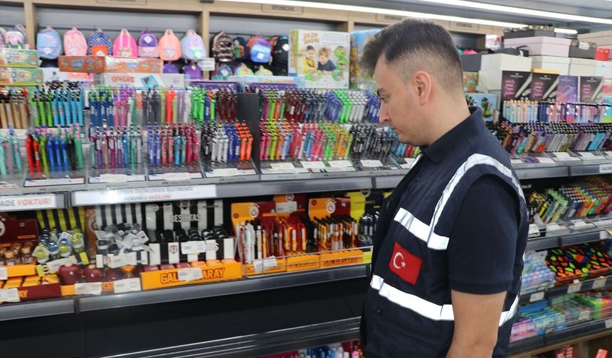 Kahramanmaraş'ta kırtasiye ürünleri denetlendi
