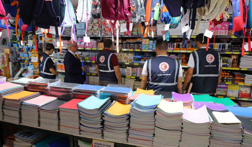 Kahramanmaraş’ta okul sezonu öncesi kırtasiyeler denetlendi