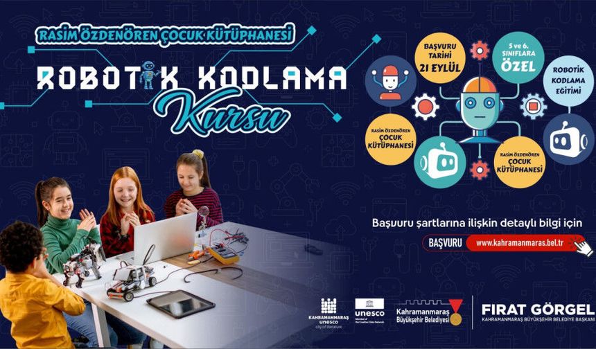 Büyükşehir Belediyesi'nden Ücretsiz Robotik Kodlama Kursu: Başvurular Başladı!