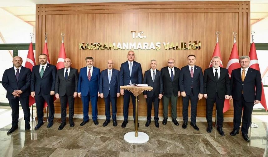 Kültür ve Turizm Bakanı Ersoy'dan Kahramanmaraş'a Kritik Ziyaret!