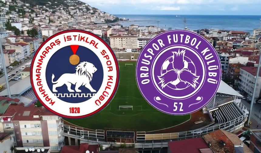 Kahramanmaraş İstiklalspor - 52 Orduspor FK Maçı Ne Zaman, Saat Kaçta, Hangi Kanalda?