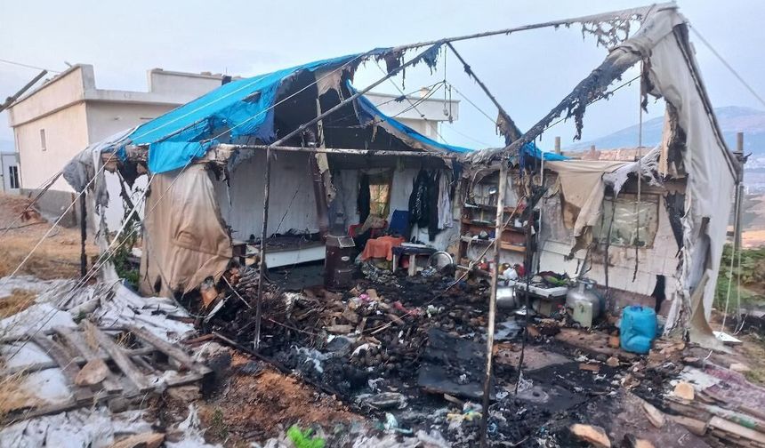 Kahramanmaraş’ta Çadır Yangınıyla İlgili Dikkat Çeken İddia