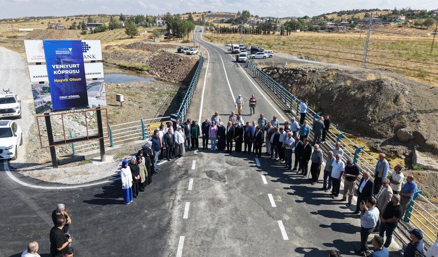 Dulkadiroğlu’nda Dev Yatırım! 15 Milyon TL’lik Yeniyurt Köprüsü Hizmete Açıldı