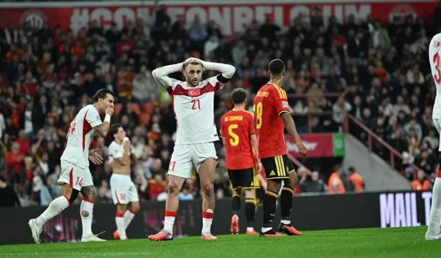 A Milli Futbol Takımımız, Belçika'ya kaybetti