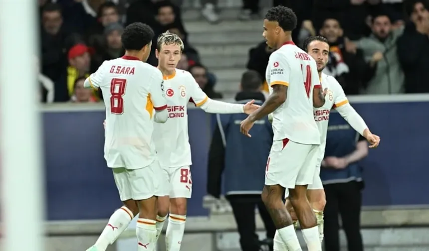 Galatasaray, Lille deplasmanında 4 golle güldü