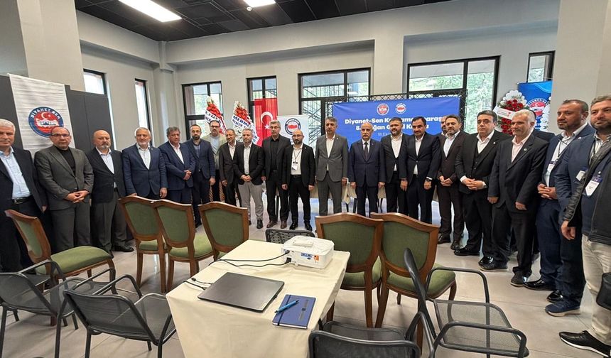 Diyanet-Sen Kahramanmaraş’ın Yeni Yönetimi Belli Oldu
