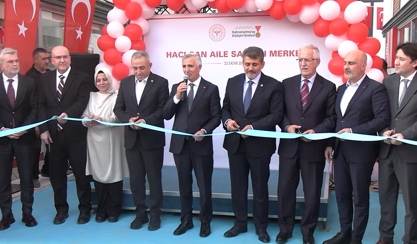 Hacı Can Aile Sağlığı Merkezi Törenle Açıldı